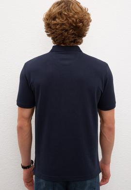 Erkek Koyu Lacivert Basic Tişört - 50224609017