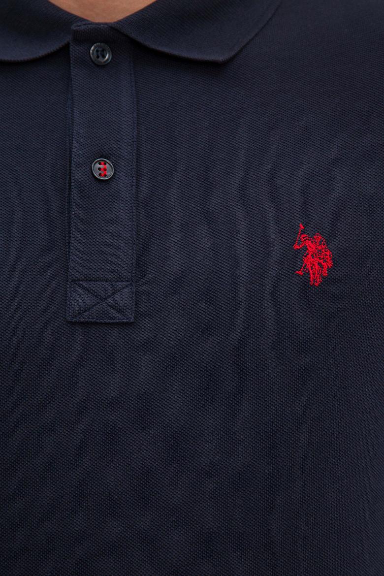 Erkek Koyu Lacivert Basic Tişört - 50224609017