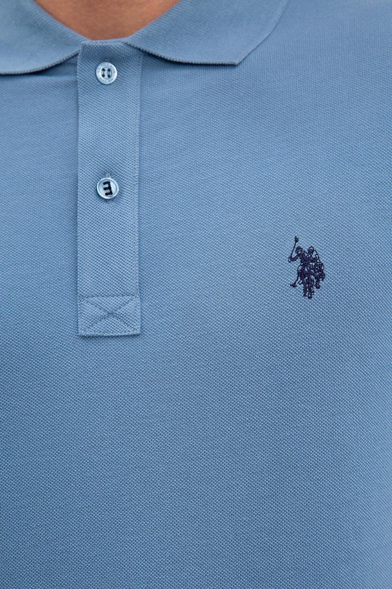 Erkek İndigo Basic Tişört - 50224609064