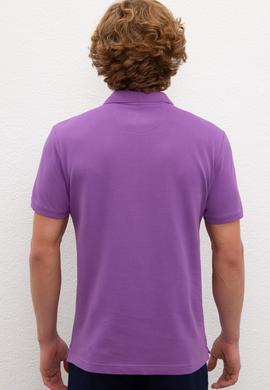 Erkek Menekşe Basic Tişört - 50224609123