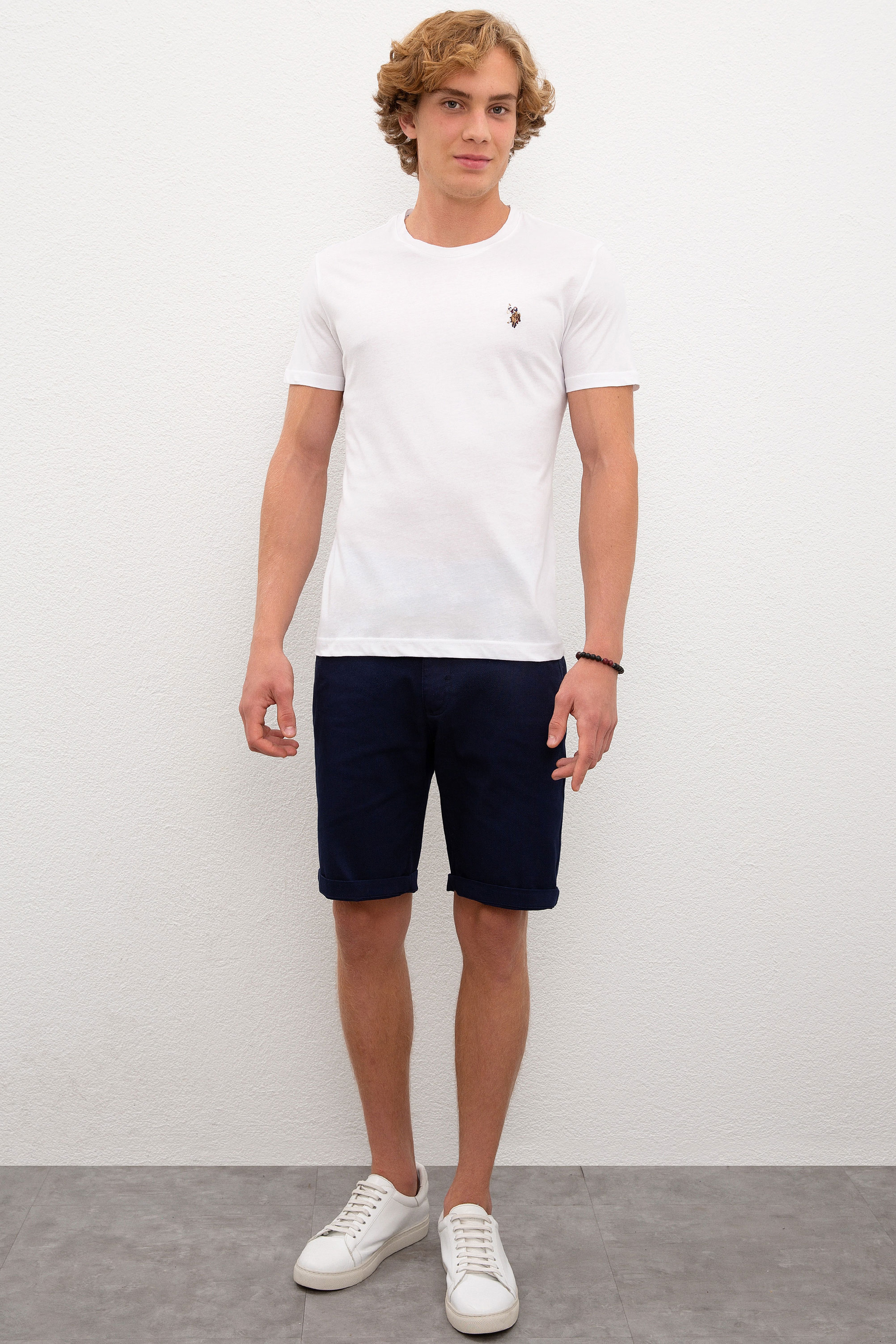 Erkek Beyaz T-Shirt - Image 4