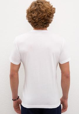 Erkek Beyaz T-Shirt - 50230888003