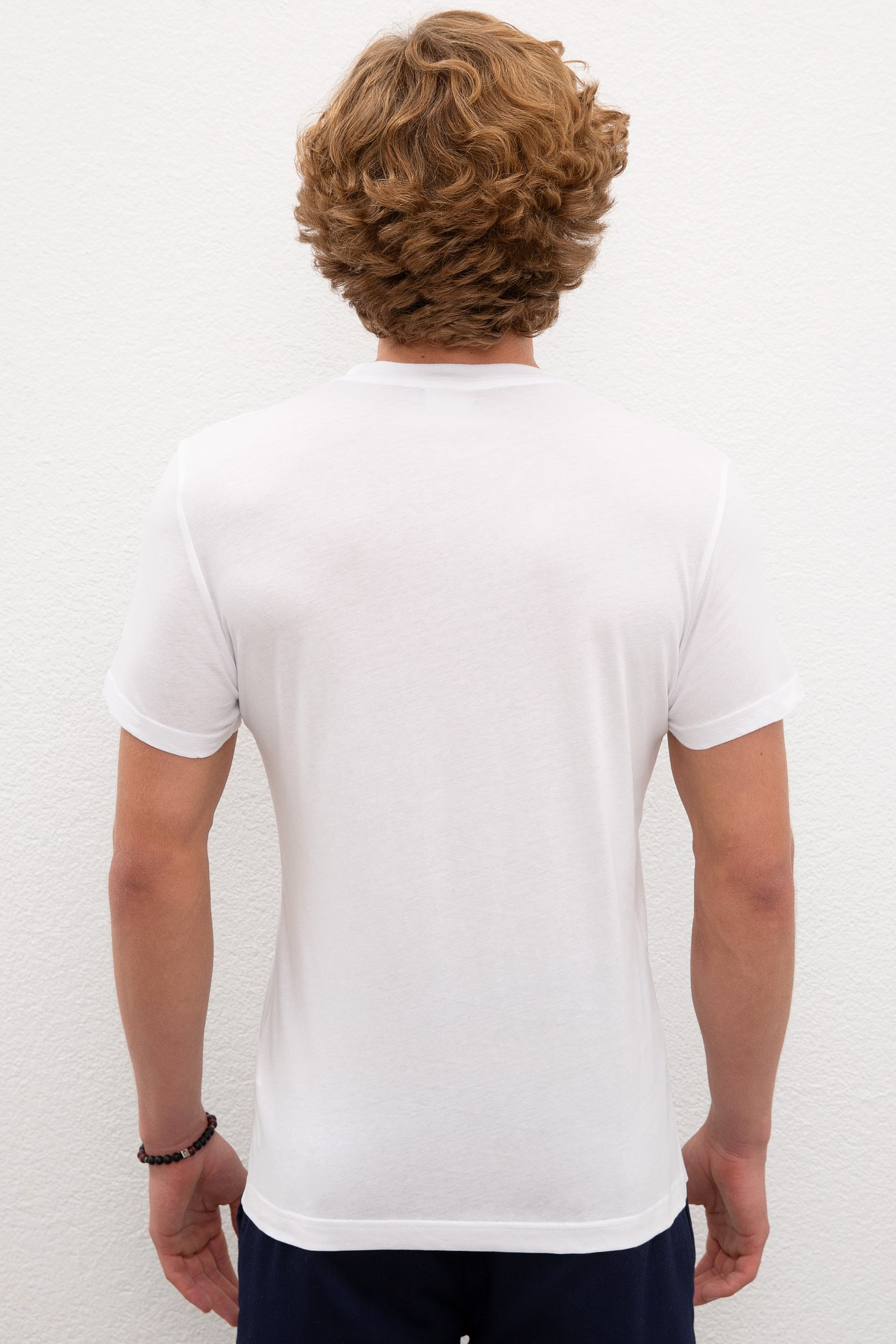 Erkek Beyaz T-Shirt