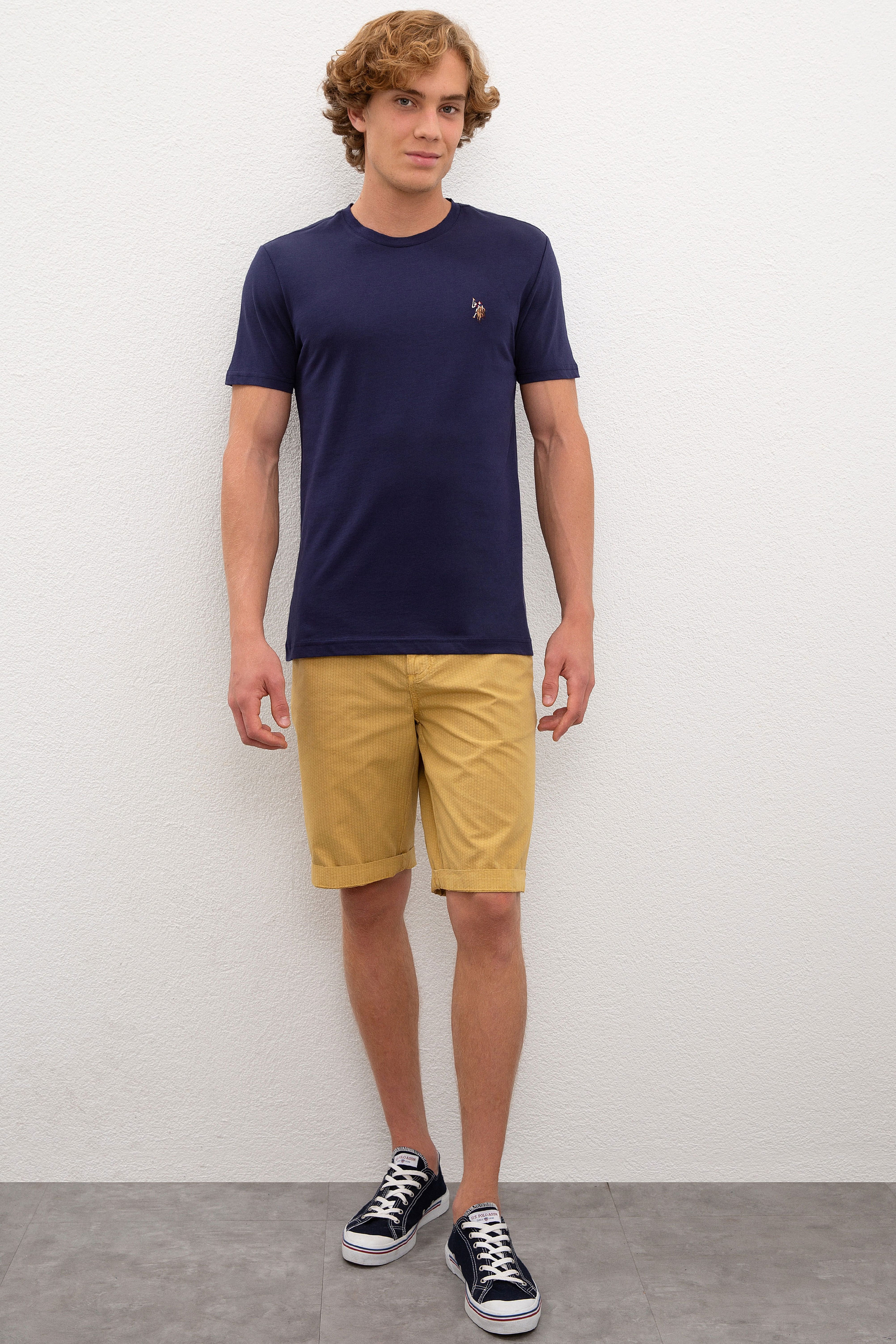 Erkek Lacivert T-Shirt - Image 4