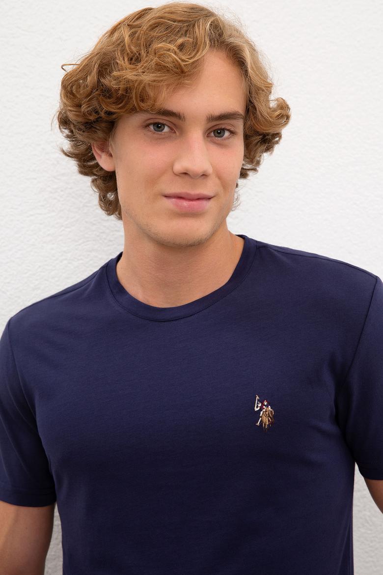 Erkek Lacivert T-Shirt - 50230888016