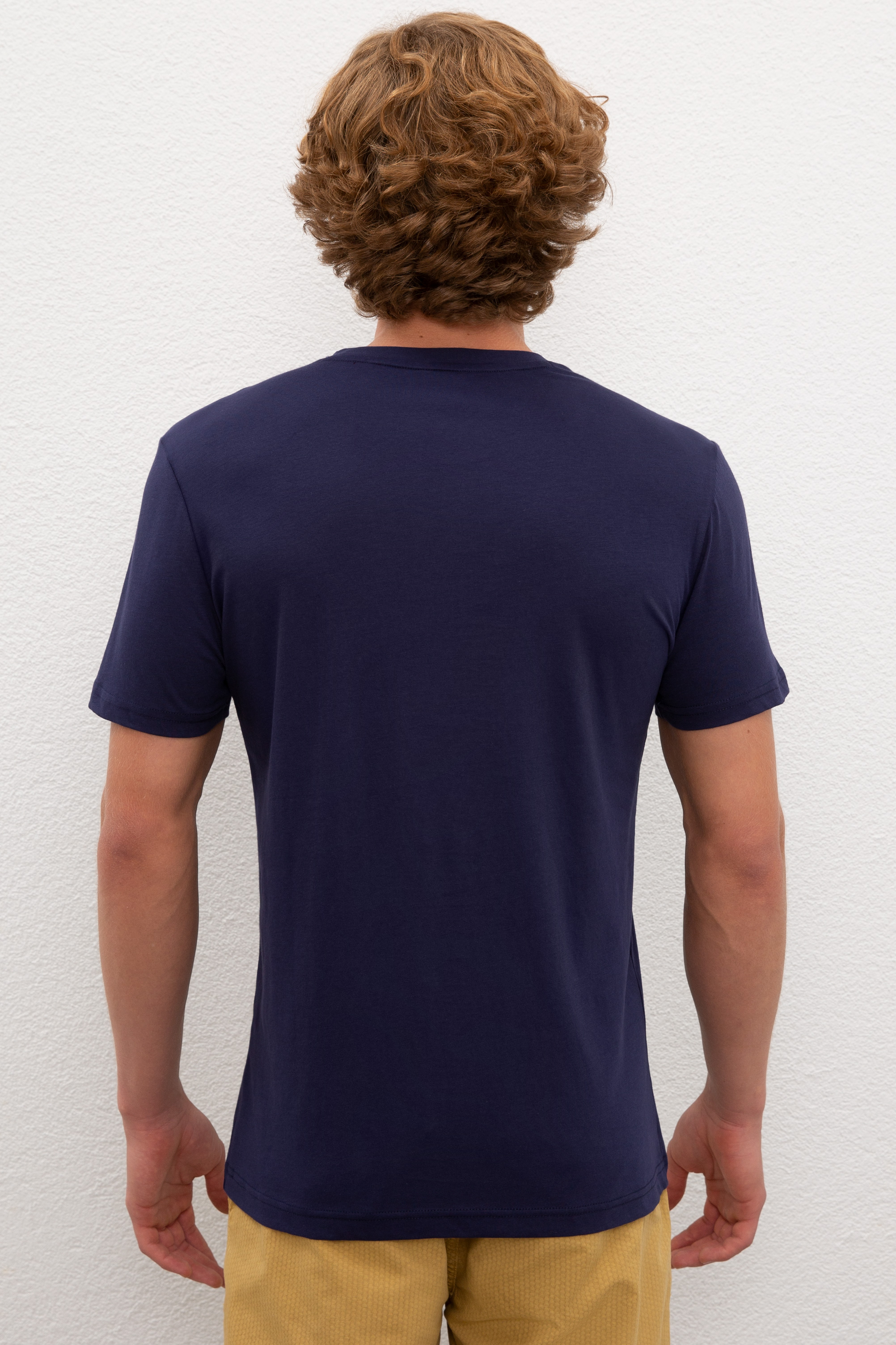 Erkek Lacivert T-Shirt