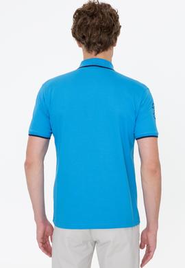 Erkek Kobalt Mavi Basic Tişört - 50231766026