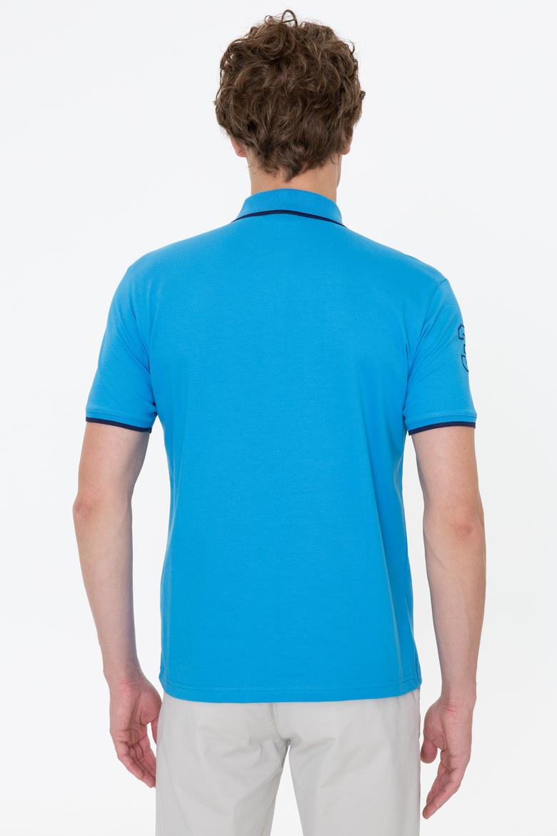 Erkek Kobalt Mavi Basic Tişört - 50231766026