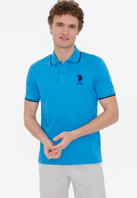 Erkek Kobalt Mavi Basic Tişört - 50231766026