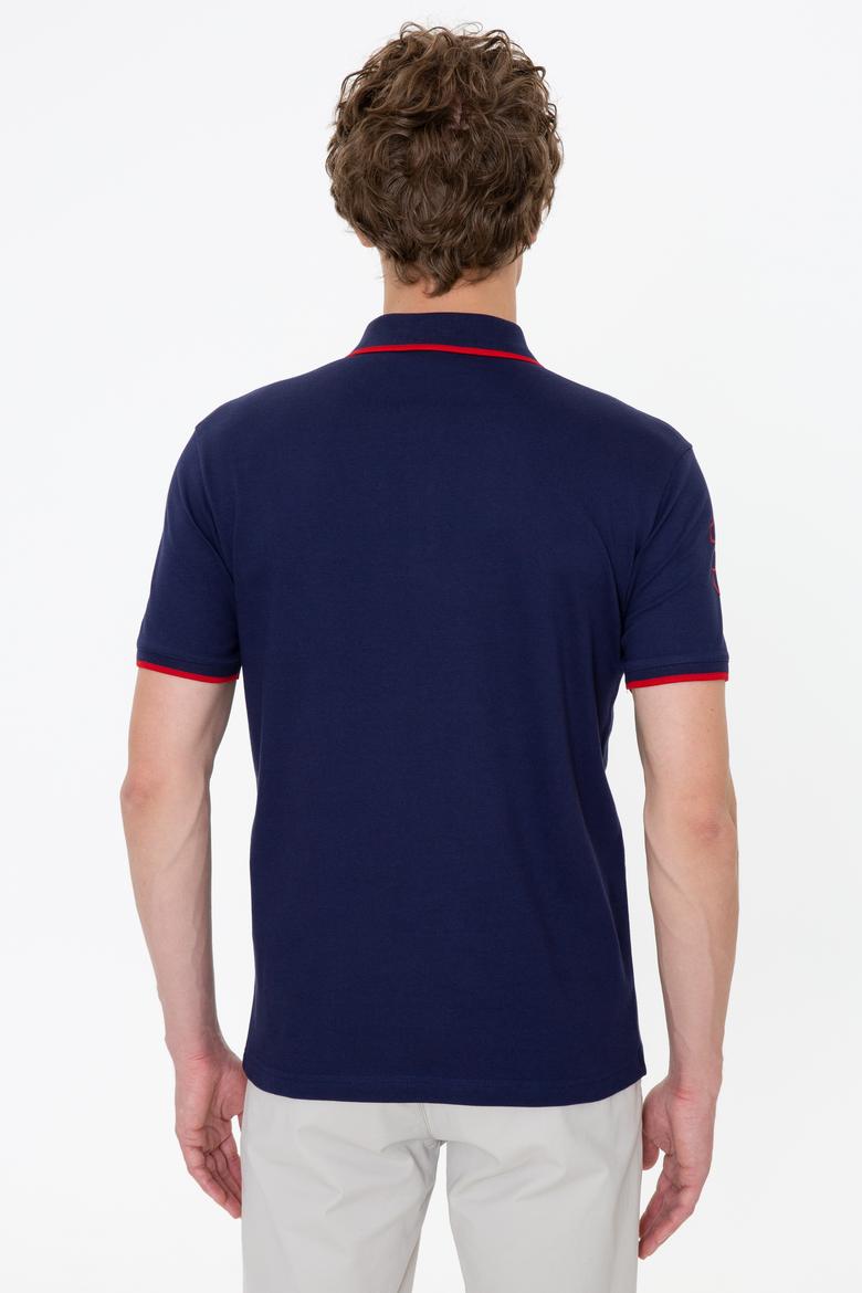 Erkek Lacivert Basic Polo Yaka Tişört - 50231766041