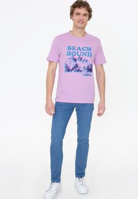 Erkek Eflatun Tişört - 50231985018