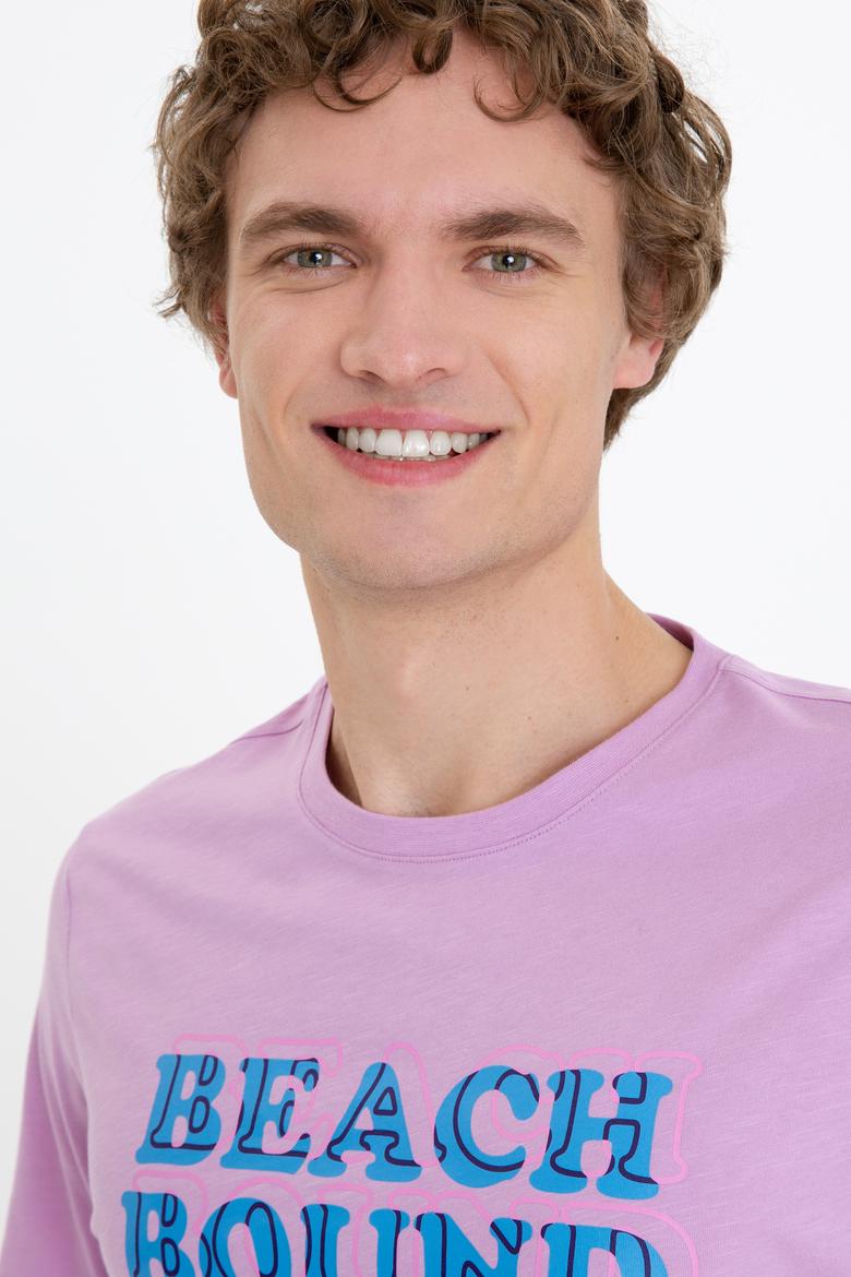 Erkek Eflatun Tişört - 50231985018