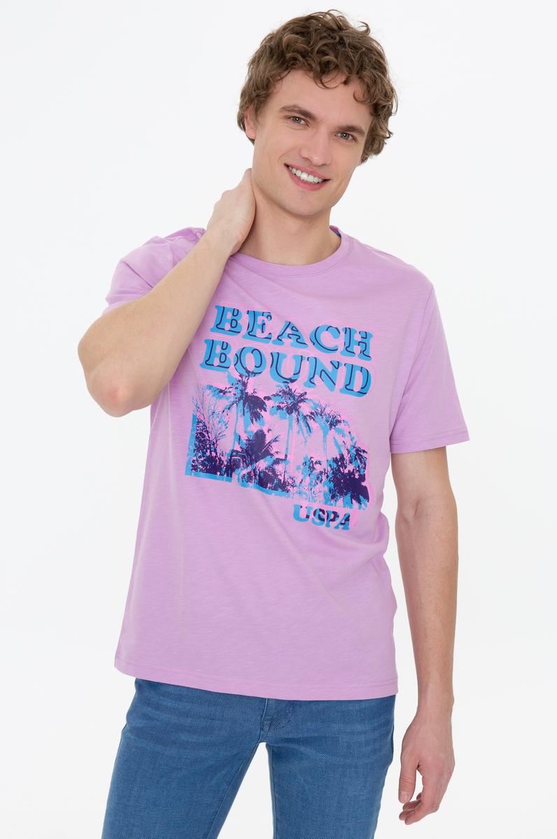 Erkek Eflatun Tişört