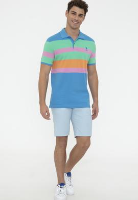 Erkek Kobalt Mavi Tişört - 50231988016