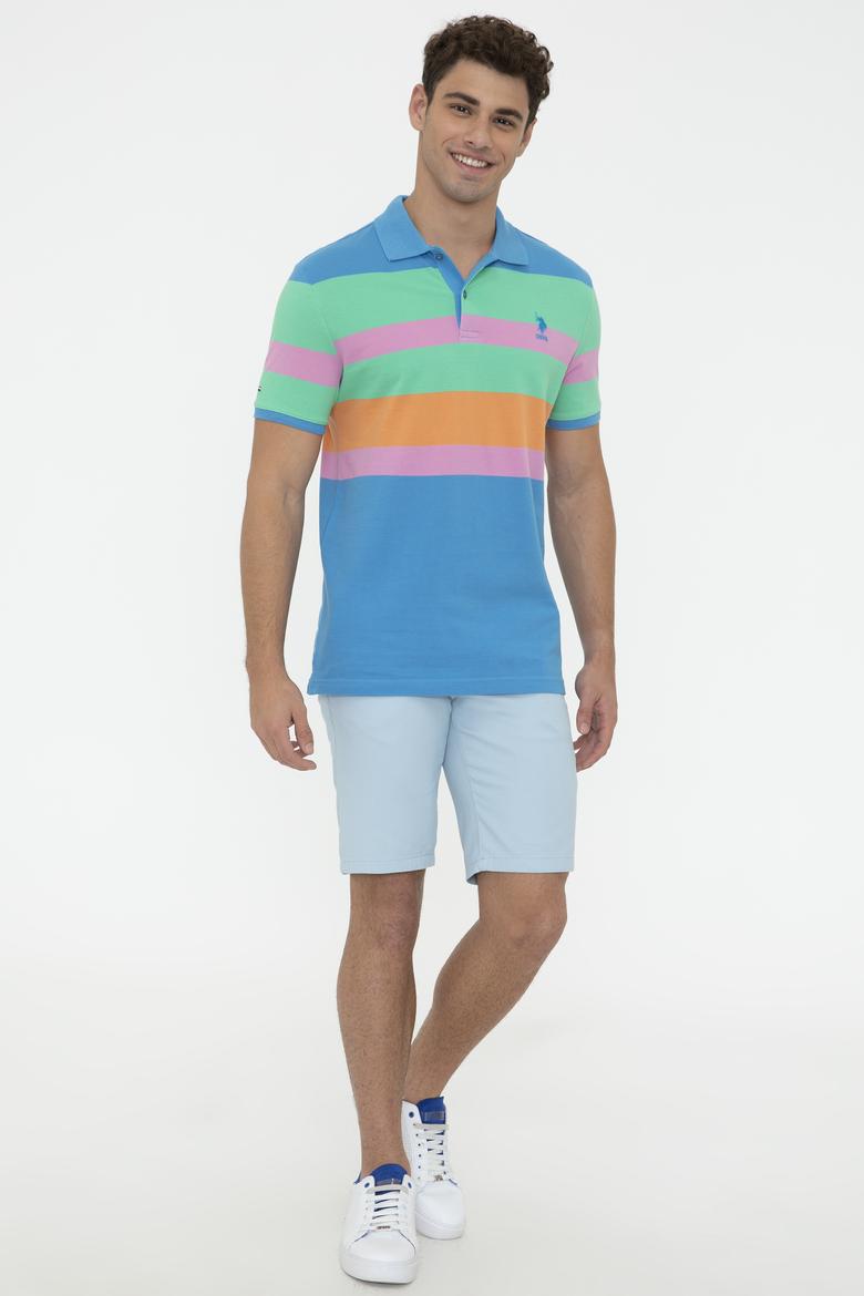 Erkek Kobalt Mavi Tişört - 50231988016