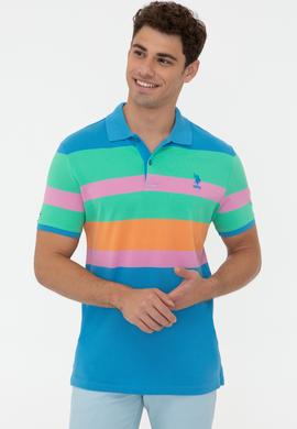 Erkek Kobalt Mavi Tişört - 50231988016