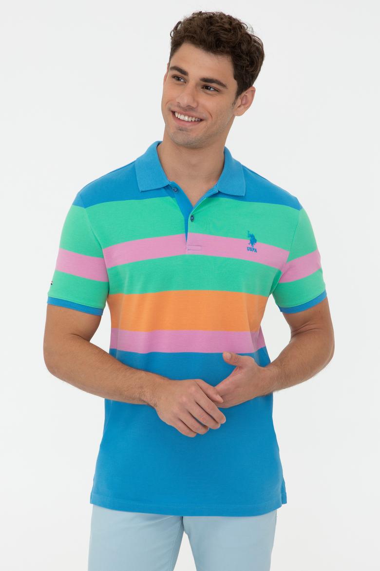 Erkek Kobalt Mavi Tişört