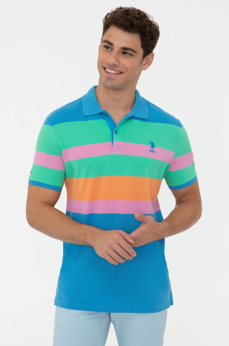 Erkek Kobalt Mavi Tişört