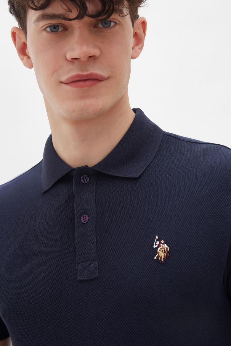 Erkek Lacivert Basic Tişört - 50232132006