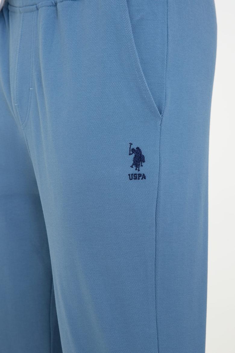 Erkek İndigo Örme Şort - 50232280037