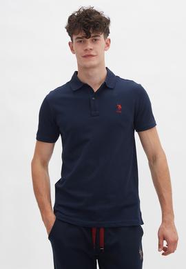 Erkek Koyu Lacivert Basic Tişört - 50232292169