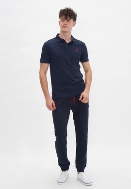 Erkek Koyu Lacivert Basic Tişört - 50232292169