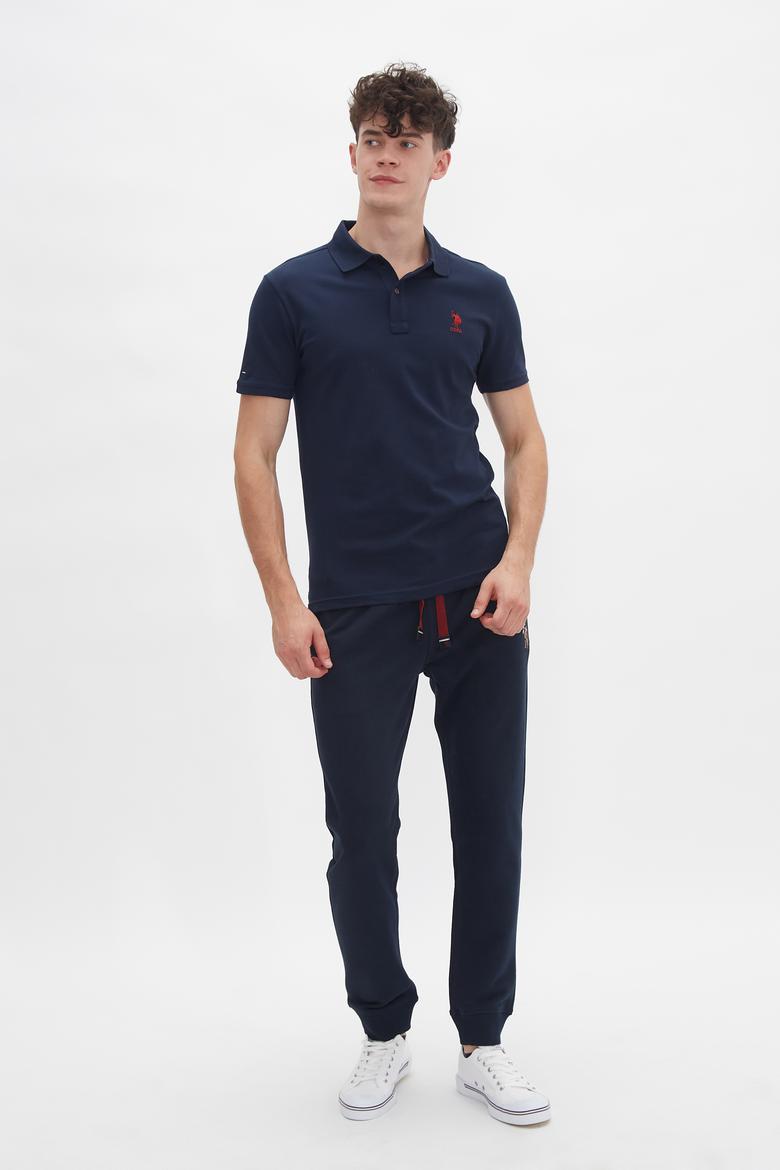 Erkek Koyu Lacivert Basic Tişört - 50232292169