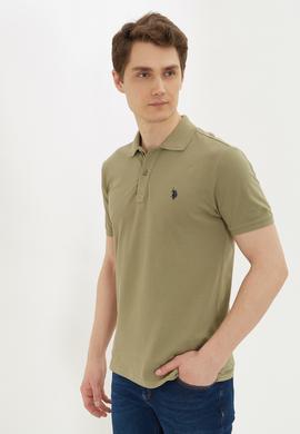 Erkek Haki Basic Tişört - 50232303040