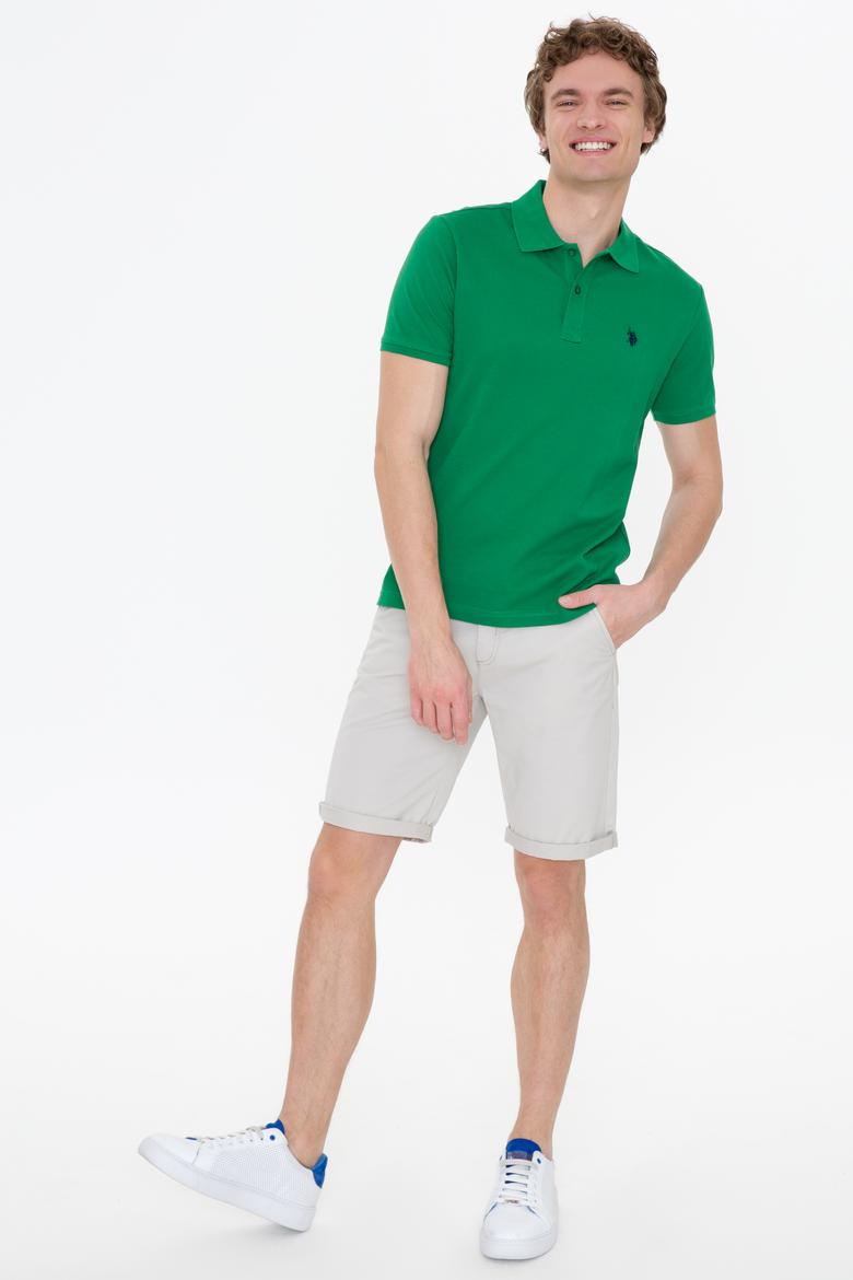 Erkek Yeşil Basic Tişört - 50232303211