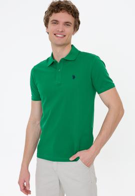 Erkek Yeşil Basic Tişört - 50232303211