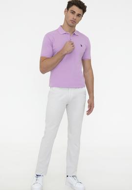 Erkek Eflatun Basic Tişört - 50232303260