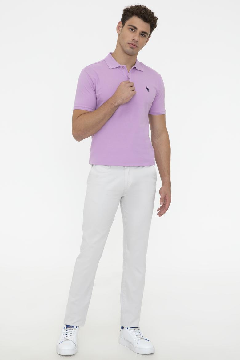 Erkek Eflatun Basic Tişört - 50232303260