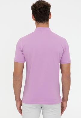 Erkek Eflatun Basic Tişört - 50232303260