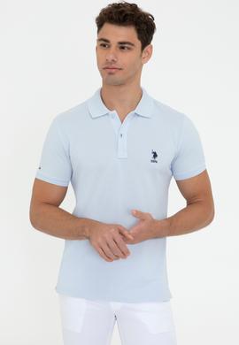 Erkek Mavi Basic Tişört - 50232308032