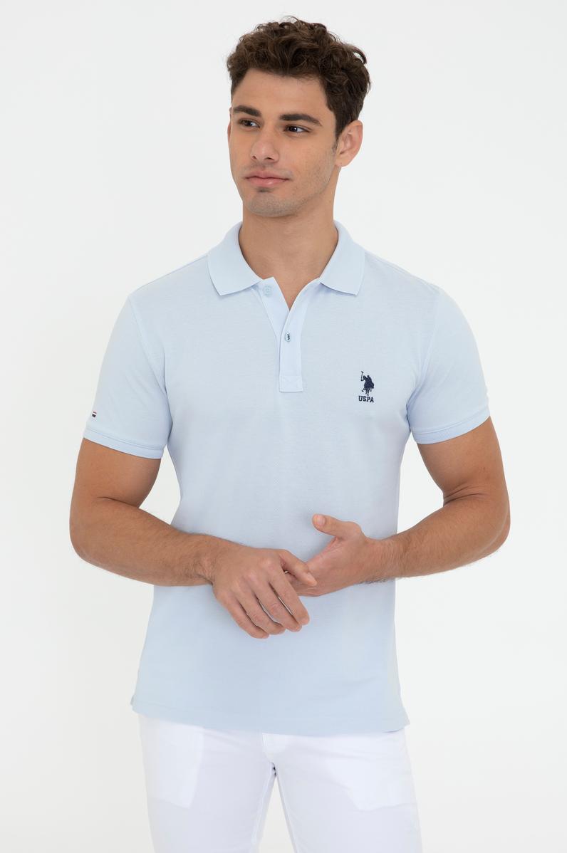 Erkek Mavi Basic Tişört