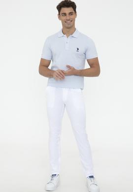 Erkek Mavi Basic Tişört - 50232308032