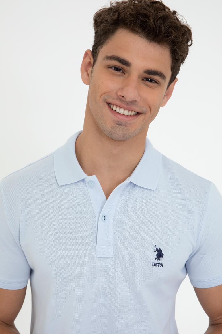 Erkek Mavi Basic Tişört - 50232308032