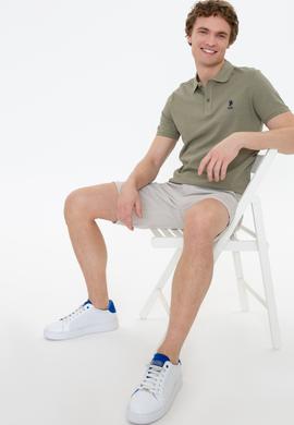 Erkek Haki Basic Tişört - 50232308123