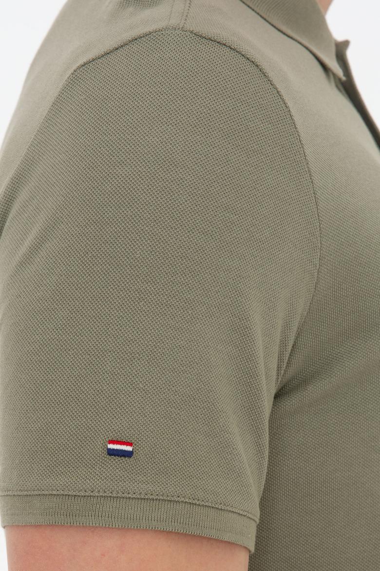 Erkek Haki Basic Tişört - 50232308123