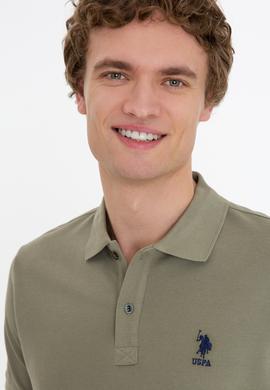 Erkek Haki Basic Tişört - 50232308123