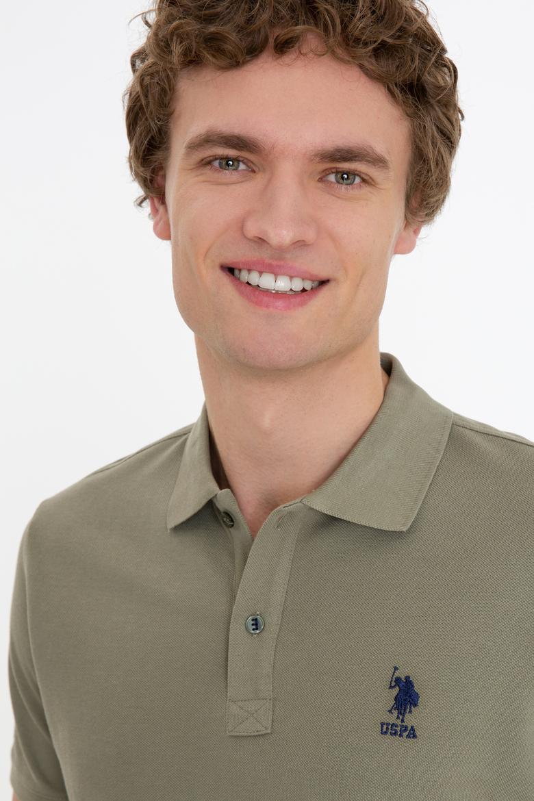 Erkek Haki Basic Tişört - 50232308123