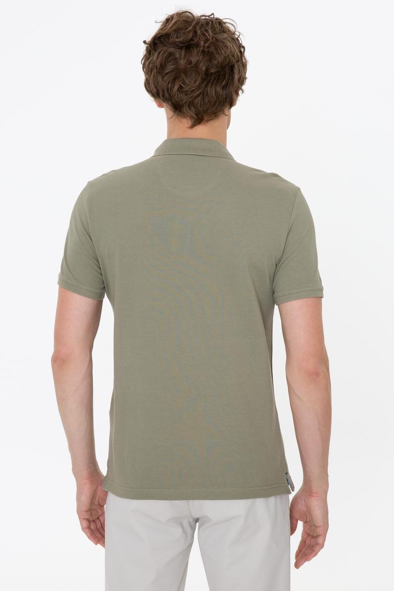 Erkek Haki Basic Tişört - 50232308123