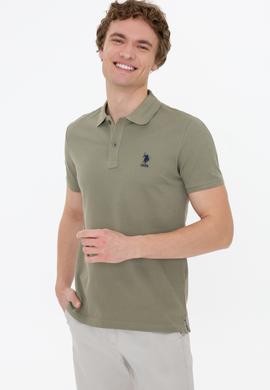 Erkek Haki Basic Tişört - 50232308123