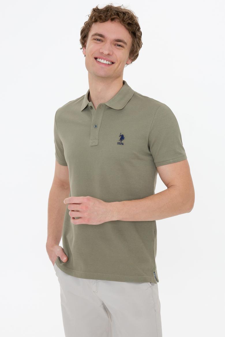 Erkek Haki Basic Tişört - 50232308123