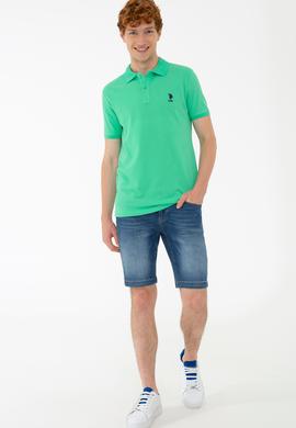 Erkek Yeşil Basic Tişört - 50232308164