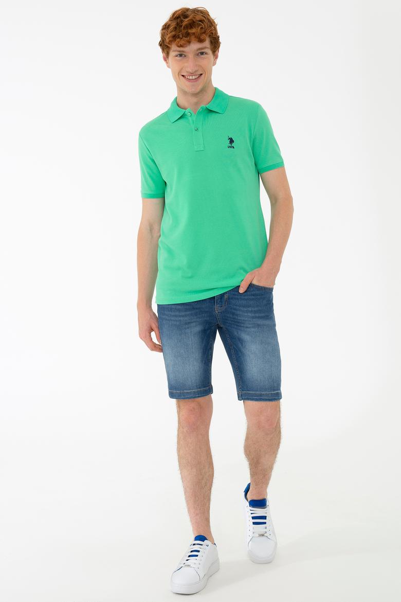 Erkek Yeşil Basic Tişört - 50232308164