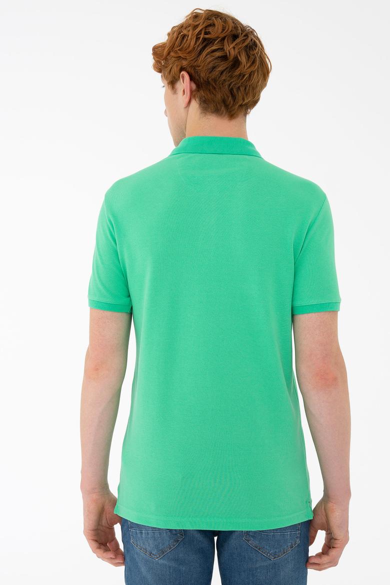 Erkek Yeşil Basic Tişört - 50232308164