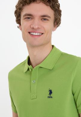 Erkek Yeşil Basic Tişört - 50232308192