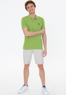 Erkek Yeşil Basic Tişört - 50232308192