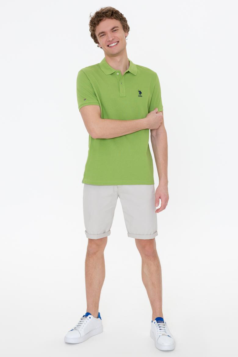 Erkek Yeşil Basic Tişört - 50232308192